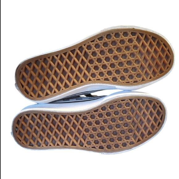 Vans Tradewinds Grey Sk8 Mid Reissue V Checkerboard Sneakers Kids 1.5 - Picture 12 of 16